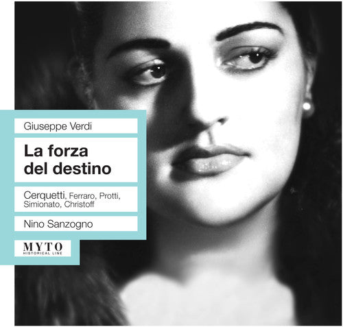 the album cover for Verdi / Cerquetti / Ferraro / Protti / Christoff - La Forza Del Destino
