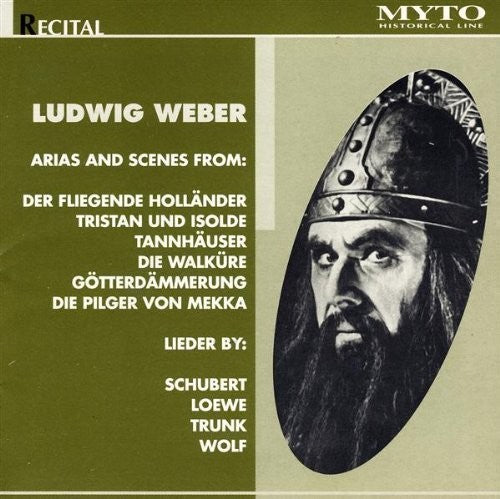 the album cover for Ludwig Weber / Schubert / Loewe / Trunk / Wolf - Recital 1936-1948: Der Fliegende Hollander