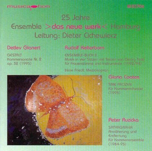 the album cover for Coates / Kelterborn / Ruzicka / Cichewiecz - Time Frozen for Chamber / Ensemble-Buch