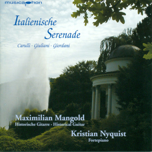the album cover for Maximilian Mangold - Italian Serenade