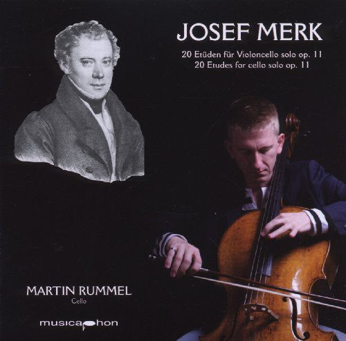 the album cover for Martin Rummel - 20 Etudes for Cello Solo Op 11
