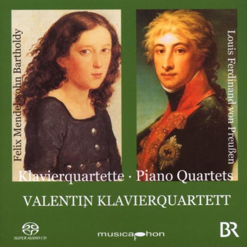 the album cover for Valentin Klavierquartett - Piano Quartets
