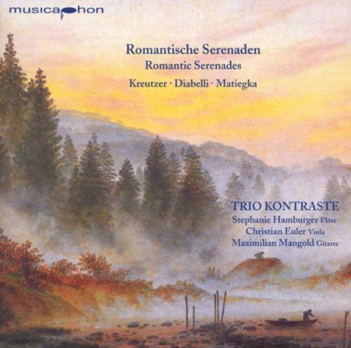 the album cover for Ensemble Kontraste - Romantic Serenades