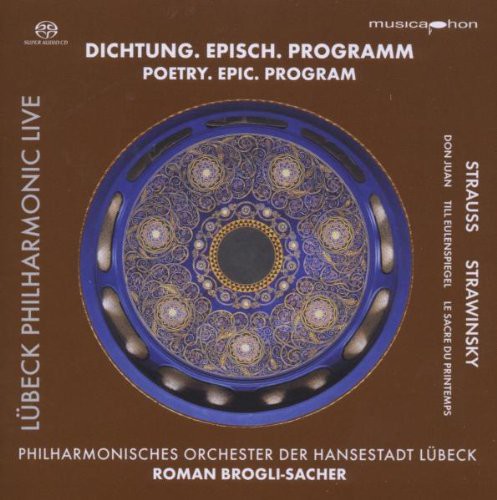 the album cover for Roman Brogli-Sacher - Lubeck Philharmonic Live 4