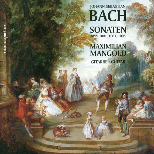 the album cover for Maximilian Mangold - Johann Sebastian Bach