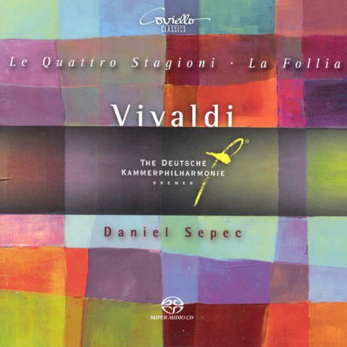 the album cover for Daniel Sepec - Le Quaustriatro Stagioni