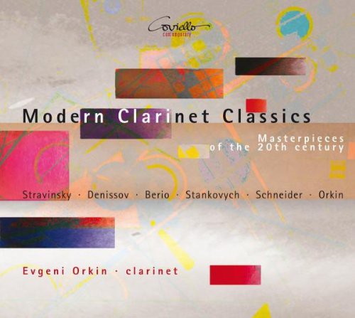 the album cover for Strawinsky / Denissow / Orkin - Modern Clarinet Classics