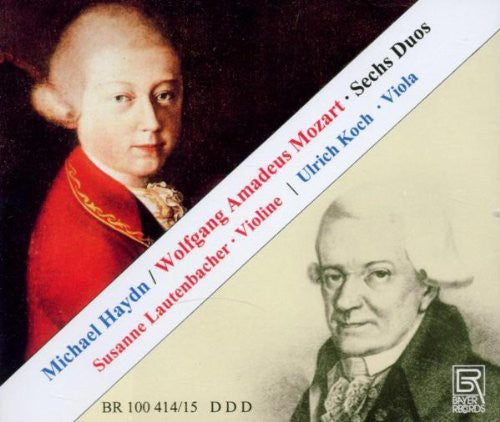 the album cover for Haydn / Lautenbacher / Koch - Duos for Violin & Viola