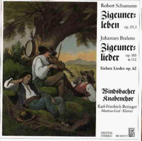 the album cover for Brahms / Windsbacher Knabenchor - Zigeunerleben / Zigeunerlieder