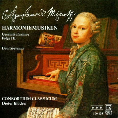 the album cover for Mozart / Consortium Classicum - Harmoniemusiken Folge 3