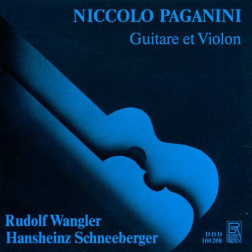 the album cover for Paganinin - Guitare Et Violon