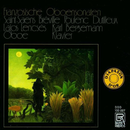 the album cover for Saint-Saens / Breville - Frenc Oboe Sons
