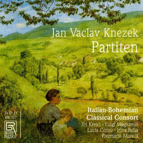 the album cover for Knezekjan / Italian-Bohemian Classical Consort - Partitas 10-12