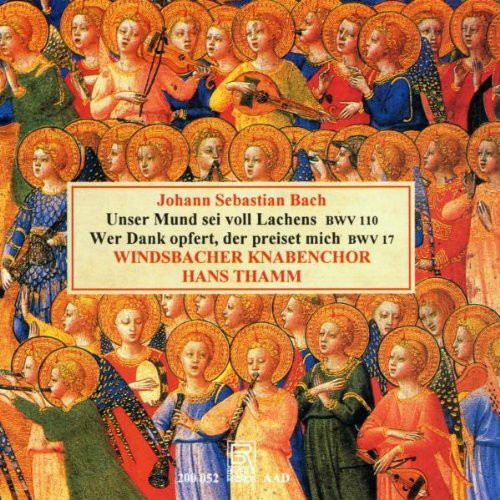 the album cover for J Bach S / Windsbacher Knabenchor - Cantatas BWV 110 / BWV 17