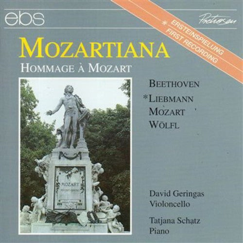 the album cover for Beethoven / Geringas / Schatz - Mozartiana-Hommage An Mozart