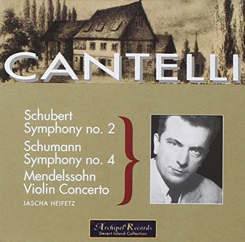 the album cover for Schumann / Mendelssohn / Cantelli - Sinfonie 4 / Sinfonie NR 2
