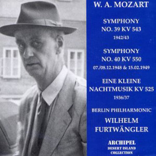 the album cover for Mozart / Furtwangler - Sinfonien 39 & 40 KL.