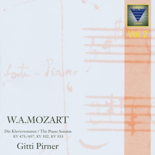 the album cover for Mozart / Pirner - Complete Pno Sons 2