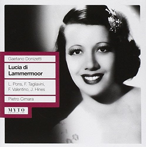 the album cover for Donizetti / Pons - Lucia Di Lammermoor