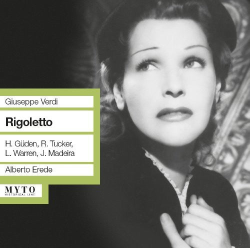 the album cover for Verdi / Tucker - Guden-Tucker-Warren