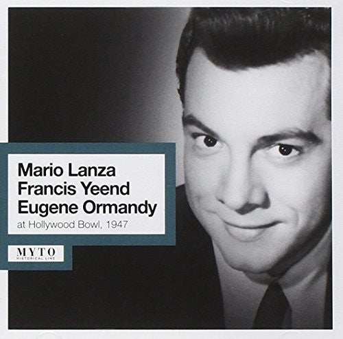 the album cover for Lanza / Lanza / Yeend / Ormandy - Mario Lanza Francis Yeend