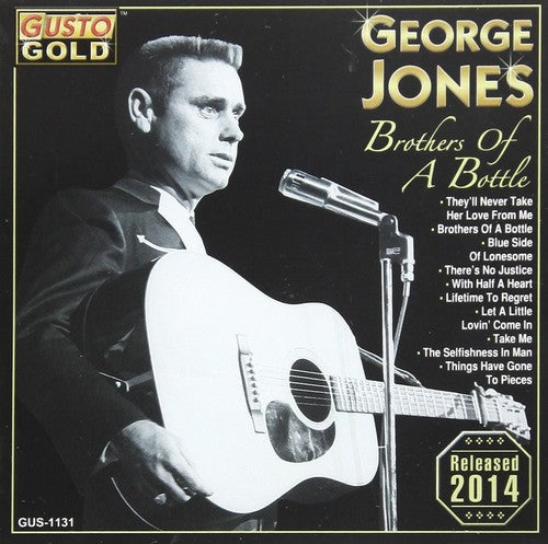 the album cover for George Jones - Brothers of a Bottle