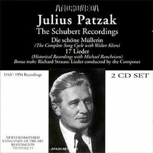 the album cover for Schubert / Lieder / Patzak - Die Schone Mullerin 17 Lieder