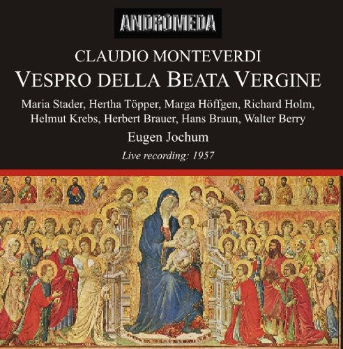 the album cover for Monteverdi / Jochum - Vespro Della Beate Vergine: St