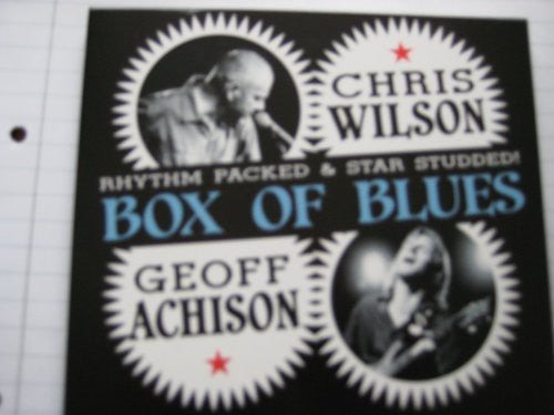 the album cover for Geoff Achison - Box of Blues