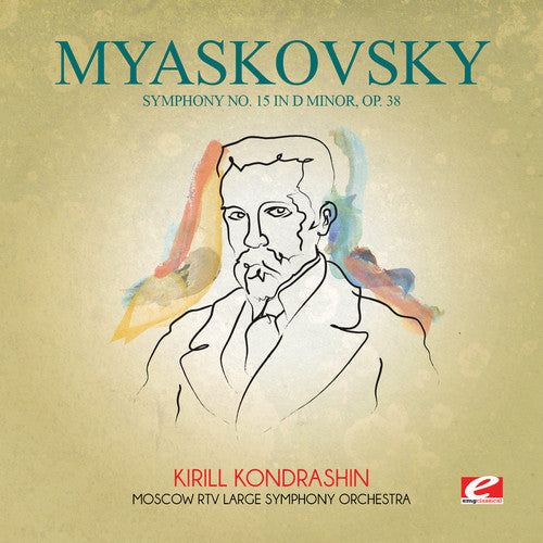 the album cover for Moscow RTV Large Symphony Orchestra - Myaskovsky: Symphony No 15 in D minor, Op 38