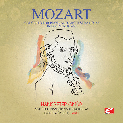 the album cover for South German Chamber Orchestra - Concerto for Piano & Orchestra No. 20 in D minor K