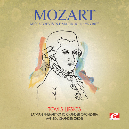 the album cover for Latvian Philharmonic Chamber Orchestra - Missa Brevis in F Major K. 116 Kyrie