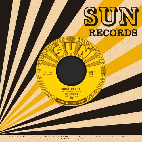 the album cover for Roy Orbison - Ooby Dooby [Vinyl Single]