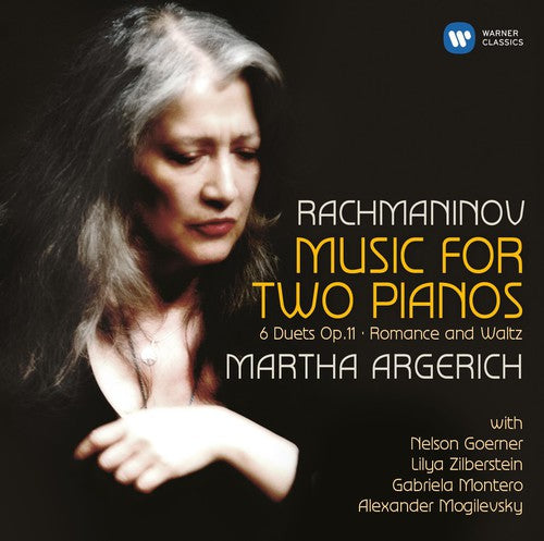 the album cover for Rachmaninov - Works for 2 Pianos