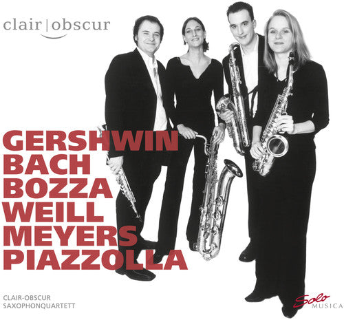 the album cover for Clair-obscur Saxophone Quartet - Chamber Music