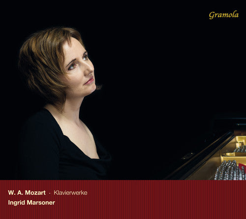 the album cover for Mozart / Marsoner - Klavierwerke