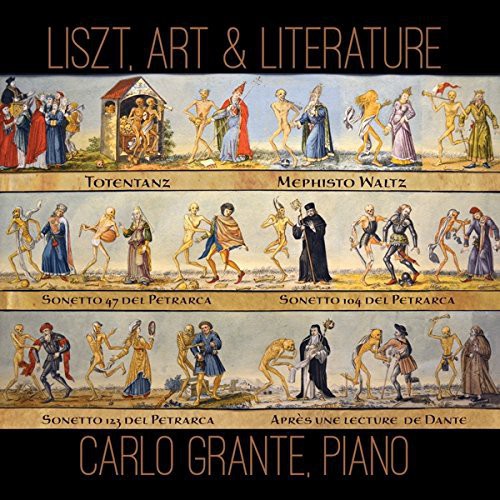 the album cover for Liszt / Grante - Liszt Art & Literature