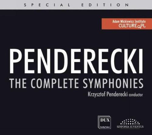 the album cover for Penderecki / Hossa / Klosinska - Comp Syms