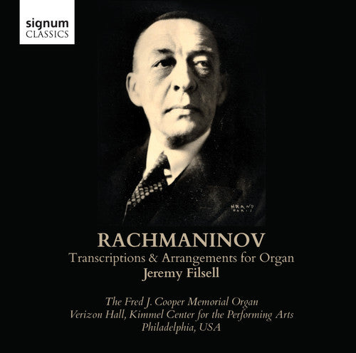 the album cover for Rachmaninov / Filsell - Transcriptions & Arrangements for Organ