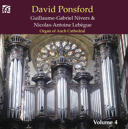 the album cover for Nivers / David Ponsford - French Organ Music 4
