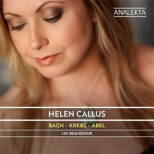the album cover for Helen Callus / Beausejour,Luc - Bach - Krebs - Abel