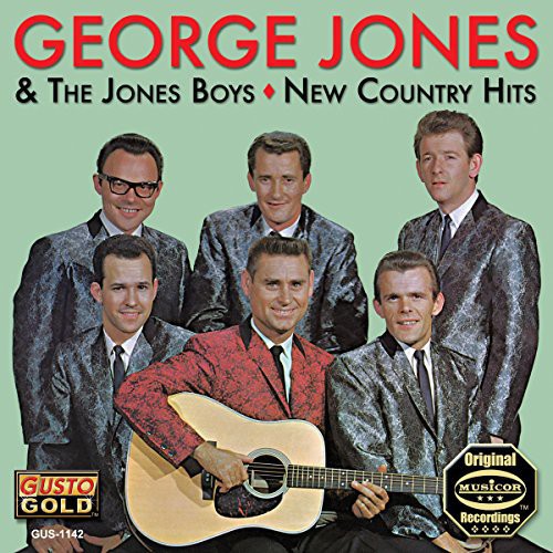 the album cover for George Jones - New Country Hits