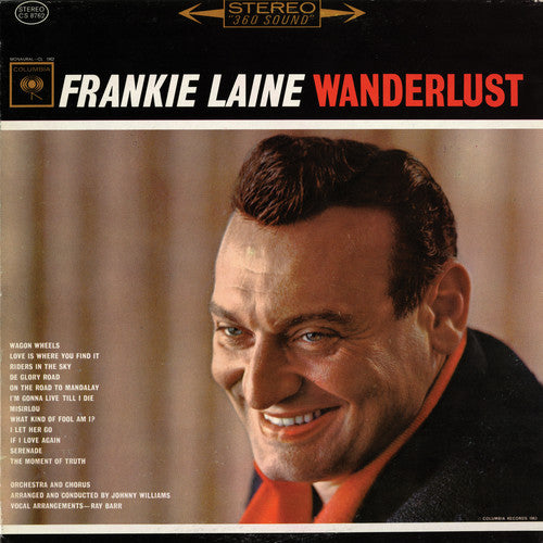 the album cover for Frankie Laine - Wanderlust