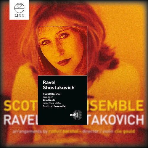the album cover for Ravel / Shostakovich / Gould / Scottish Ens - Works for STRS