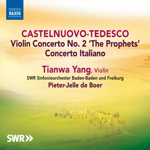 the album cover for Castelnuovo-Tedesco / Yang / Boer - Violin Cons
