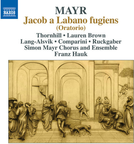 the album cover for Mayr / Thornhill / Brown / Lang-Alsvik / Comparini - Jacobs Flight from Laban