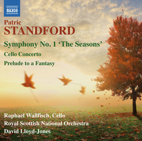 the album cover for Standford / Wallfisch / Lloyd-Jones - Sym 1 the Seasons Cello Con & Prelude to a Fantasy