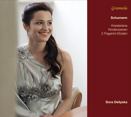 the album cover for R Schumann / Deliyska - Pno Works