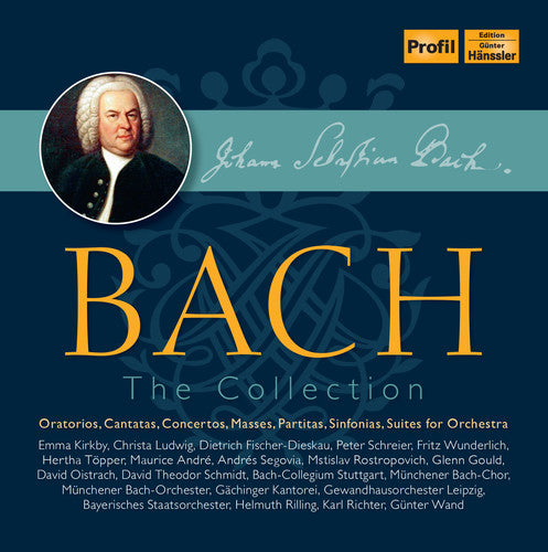 the album cover for J Bach S / Rilling / Richter / Wand - Collection
