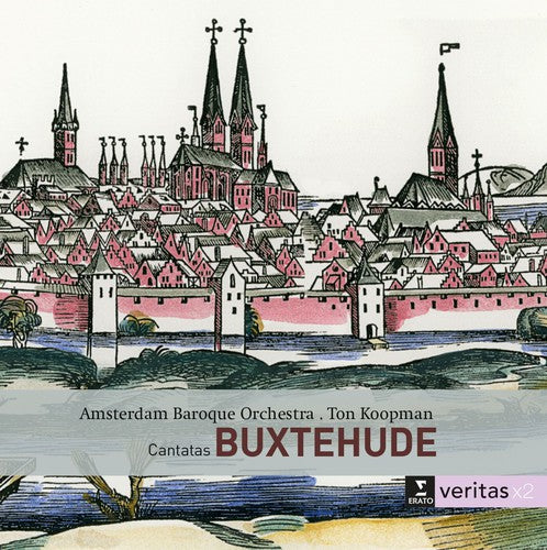 the album cover for Buxtehude / Monteverdi / Ton Koopman - Cantatas / Vespro Della Beata Vergine
